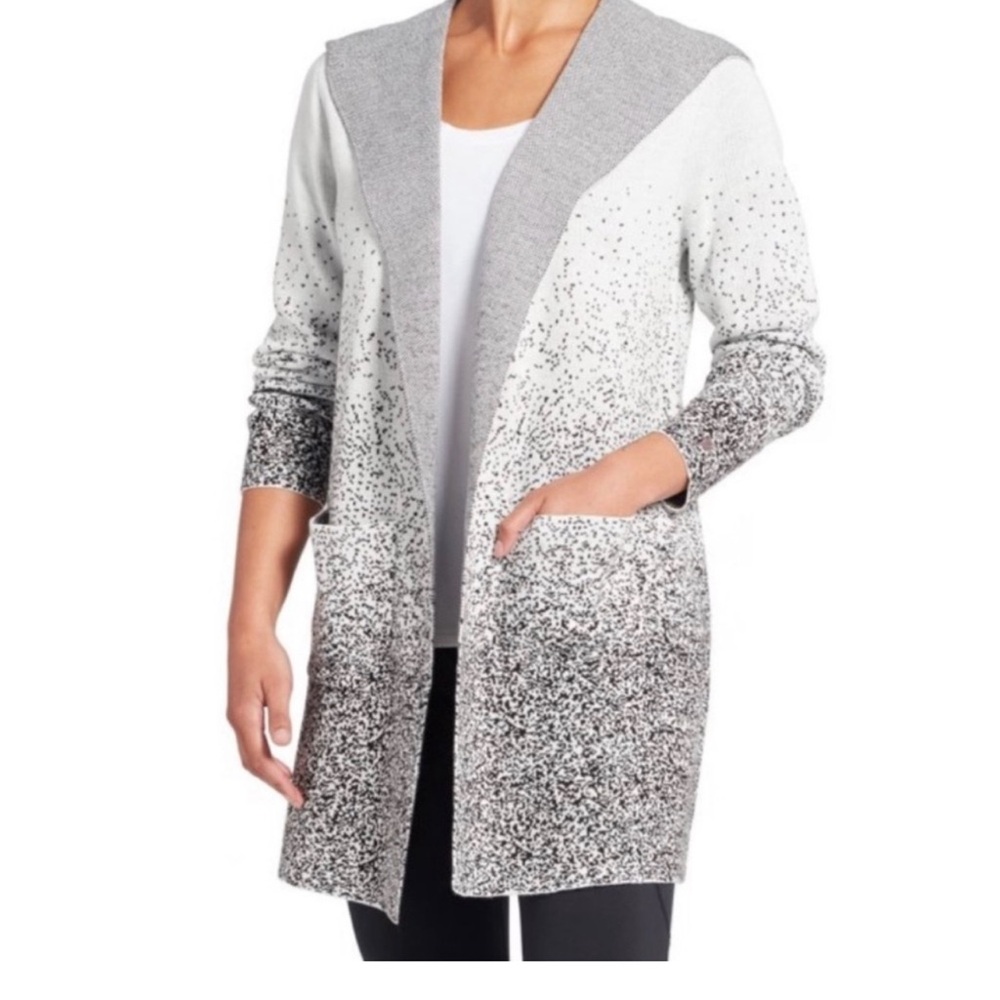 Gray and White Women's Sweater